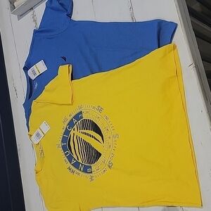 Nautica T-Shirt Bundle, Blue/Yellow - YM (10/12)